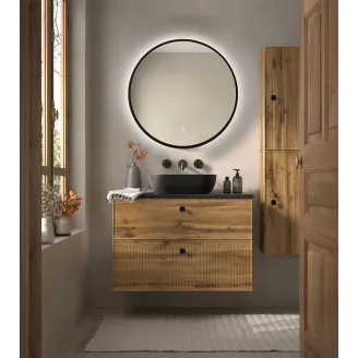 MUEBLE BAÑO 100 BLANCA 2 CAJONES AVILA DOS
