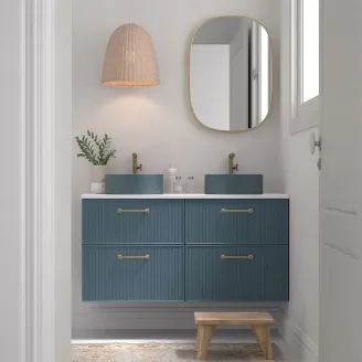 MUEBLE BAÑO 120 BLANCA 4 CAJONES AVILA DOS