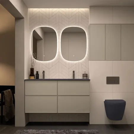 MUEBLE BAÑO 120 BLANCA 4 CAJONES AVILA DOS