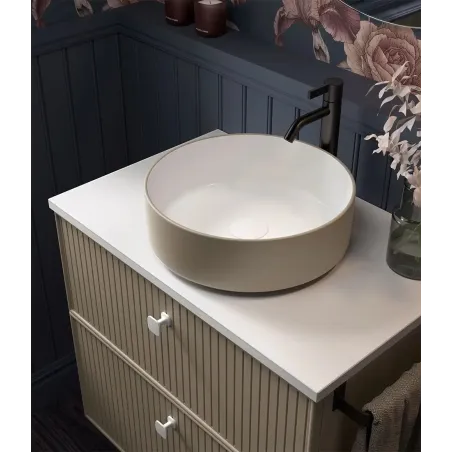 DETALLE MUEBLE BAÑO 140 BLANCA 4 CAJONES AVILA DOS