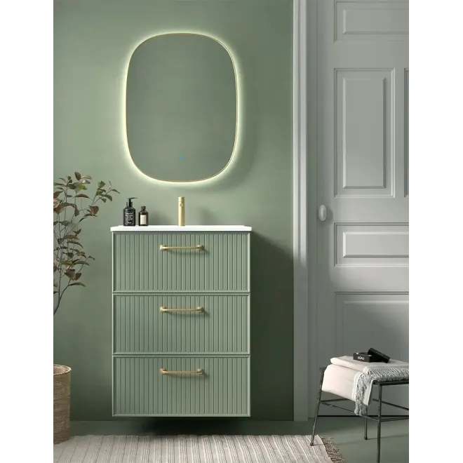 MUEBLE BAÑO 70 BLANCA 3 CAJONES AVILA DOS