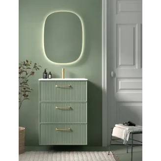 MUEBLE BAÑO 60 BLANCA 3 CAJONES AVILA DOS