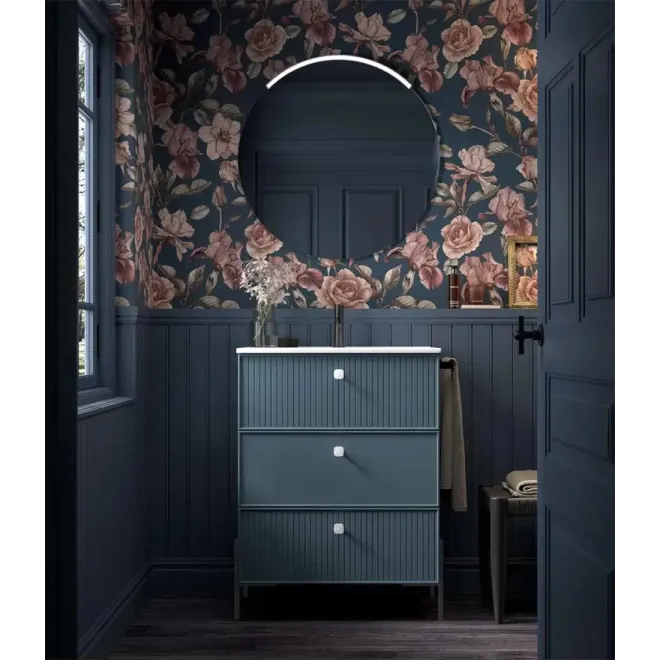 MUEBLE BAÑO 80 BLANCA 3 CAJONES AVILA DOS