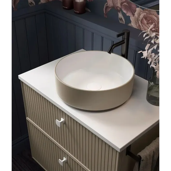 DETALLE MUEBLE BAÑO 100 BLANCA 3 CAJONES AVILA DOS