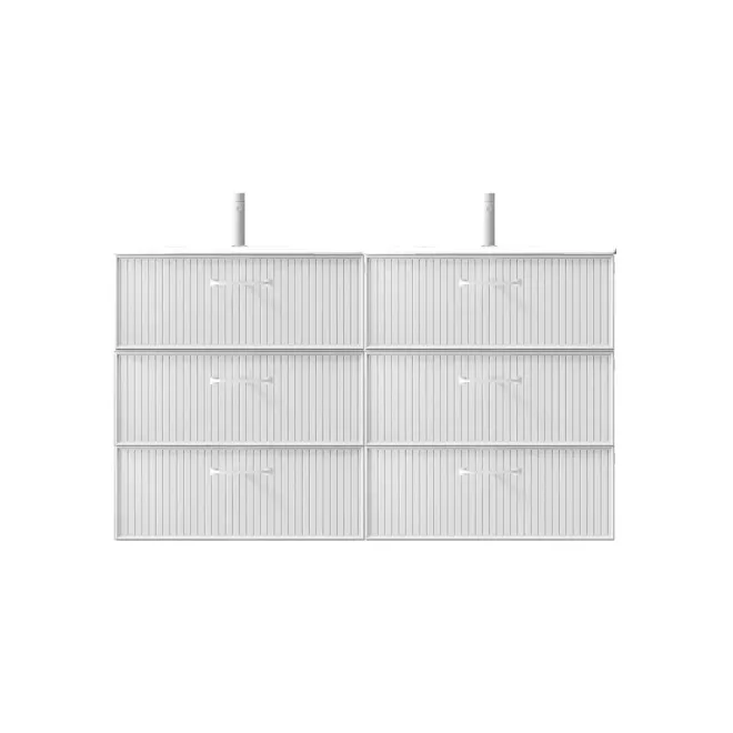 MUEBLE BAÑO 120 BLANCA 6 CAJONES AVILA DOS