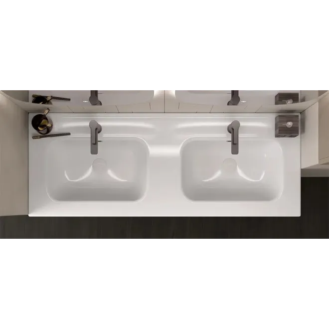 MUEBLE BAÑO 120 BLANCA 6 CAJONES AVILA DOS