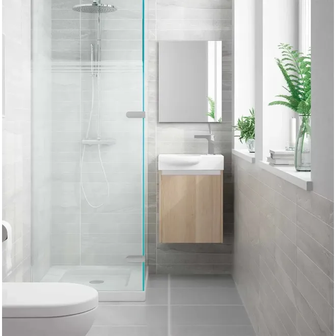 MUEBLE BAÑO SUSPENDIDO SLIM CURVO SLIM 1 PUERTA AVILA DOS