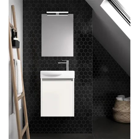 MUEBLE BAÑO SUSPENDIDO SLIM CURVO SLIM 1 PUERTA AVILA DOS