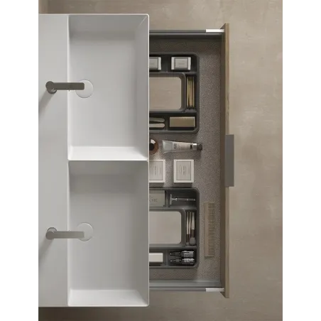 DETALLE MUEBLE BAÑO 120 ELENA LAVABO ONE 2 CAJONES AVILA DOS