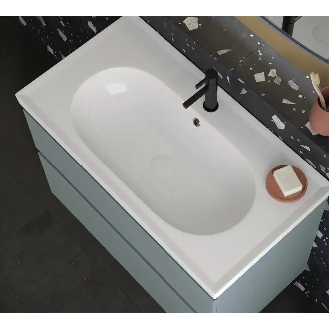 DETALLE MUEBLE BAÑO 65 ELENA LAVABO THREE 2 CAJONES AVILA DOS