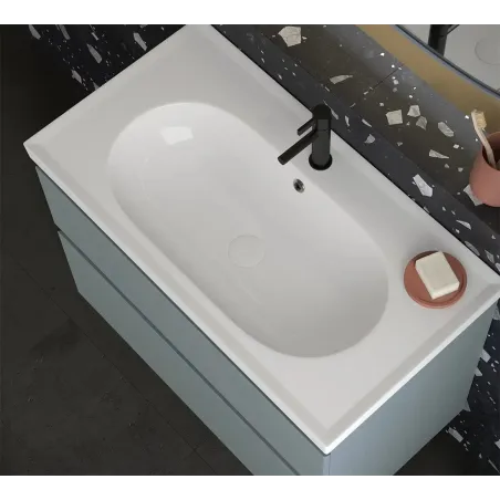 DETALLE MUEBLE BAÑO 85 ELENA LAVABO THREE 2 CAJONES AVILA DOS