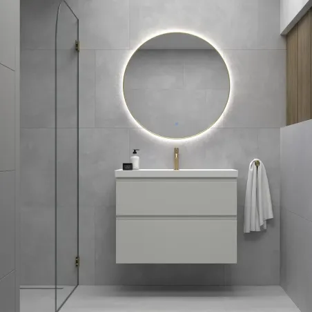 MUEBLE BAÑO 100 ELENA LAVABO THREE 2 CAJONES AVILA DOS