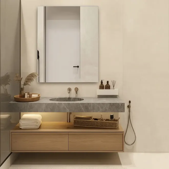 Espejo de baño a medida Vidra Baalneo | TiendaInicia