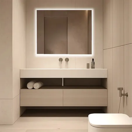 Espejo de baño retroiluminado Halo Baalneo | TiendaInicia