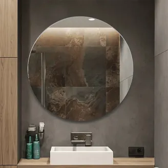 Espejo de baño redondo Orbita Baalneo