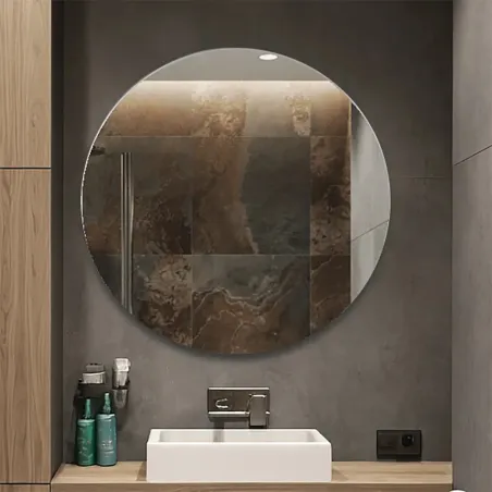 Espejo de baño redondo Orbita Baalneo | TiendaInicia