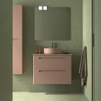 MUEBLE BAÑO SUSPENDIDO 100 PARIS 2 CAJONES AVILA DOS