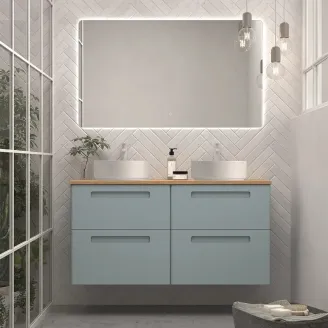 MUEBLE BAÑO SUSPENDIDO 140 PARIS 4 CAJONES AVILA DOS