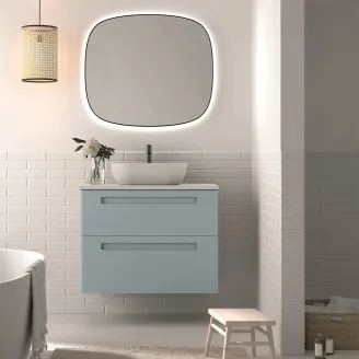 MUEBLE BAÑO FONDO REDUCIDO SUSPENDIDO 80 PARIS 2 CAJONES AVILA DOS