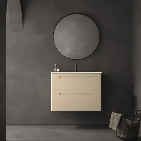 MUEBLE BAÑO FONDO REDUCIDO SUSPENDIDO 80 PARIS 2 CAJONES AVILA DOS