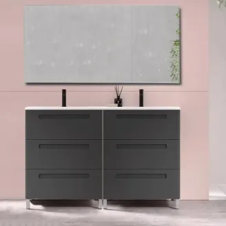 MUEBLE BAÑO 120 PARIS 6 CAJONES AVILA DOS