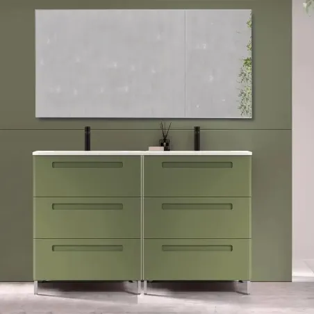 MUEBLE BAÑO 120 PARIS 6 CAJONES AVILA DOS