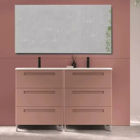 MUEBLE BAÑO 140 PARIS 6 CAJONES AVILA DOS
