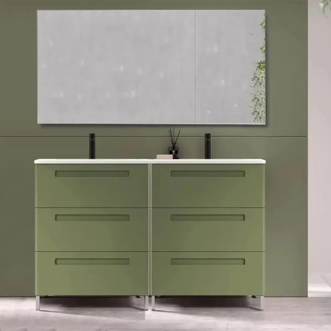 MUEBLE BAÑO 140 PARIS 6 CAJONES AVILA DOS