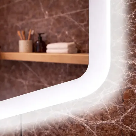 Espejo Baño Luz Led Perimetral Lumo Detalle