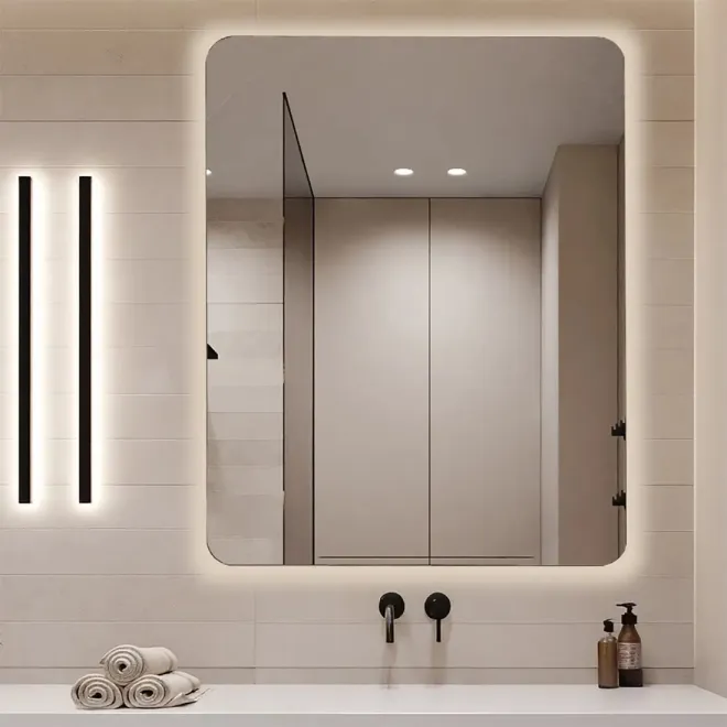 Espejo Baño Luz Led Perimetral Krak