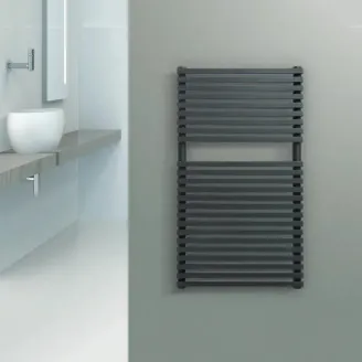 RADIADOR TOALLERO AGUA ISOI NEGRO MATE CICSA