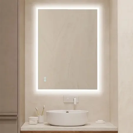 Espejo Luz Led Hermes 60x80 Ambiente