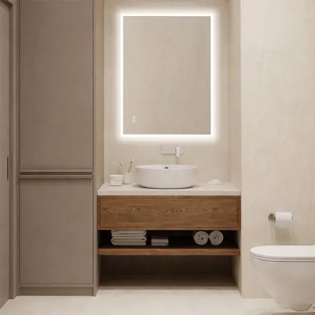 Espejo Luz Led Hermes 60x80 Detalle