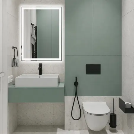 Espejo Luz Led Onix 60x80 Ambiente