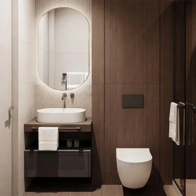 Espejo Led 60x90 Bali Oro Ambiente