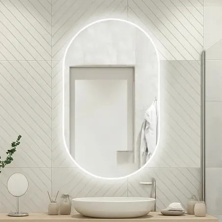 Espejo Luz Led Perimetral Aura
