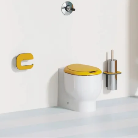 Escobillero Amarillo WC Kids