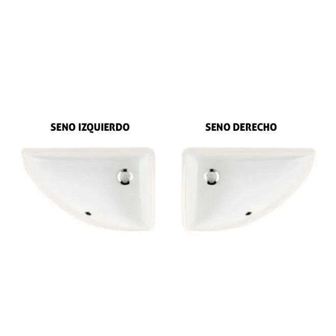 Lavabo Bajo Encimera Angular Agres Unisan
