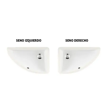 Lavabo Bajo Encimera Angular Agres Unisan