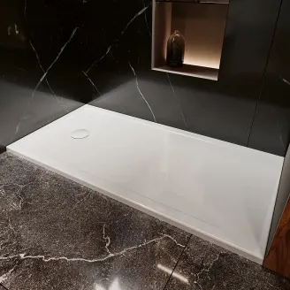 Plato Ducha Cerámico Stepin Extraplano Unisan Blanco