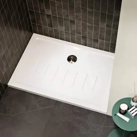 Plato Ducha Cerámico Waterline Extraplano Unisan