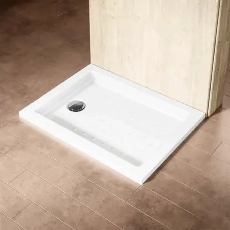 Plato Ducha Acrilico Mosaico Encastrar Unisan