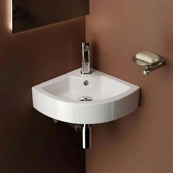 Lavabo Suspendido Portet Esquinero Baalneo