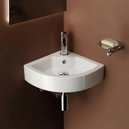 Lavabo Suspendido Portet Esquinero Baalneo