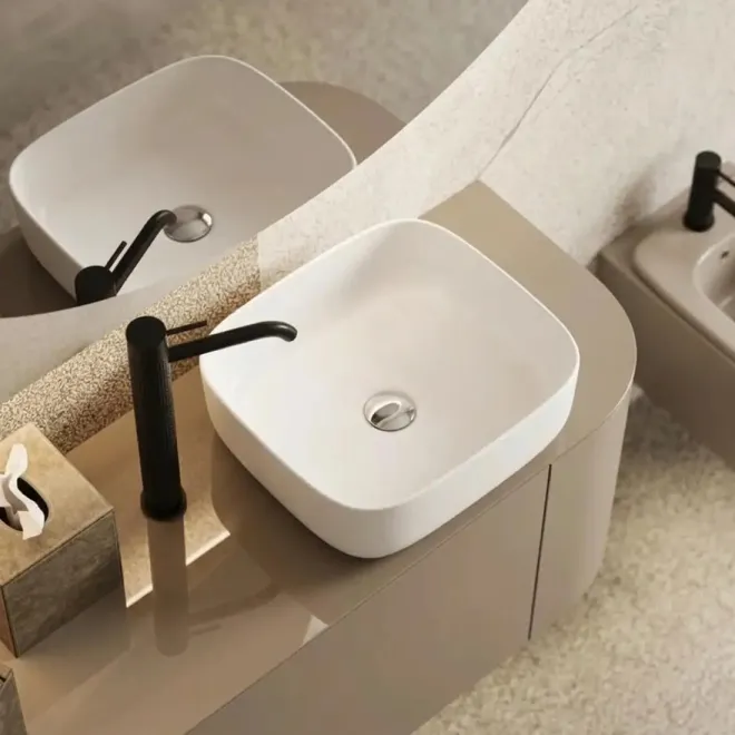 Lavabo Sobre Encimera Azahar 39 Rectangular Baalneo