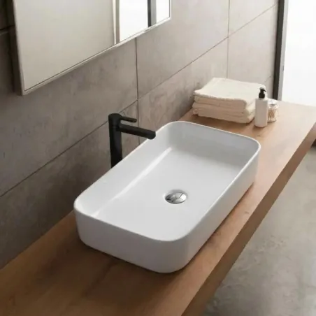 Lavabo Sobre Encimera Azahar 50 Rectangular Baalneo