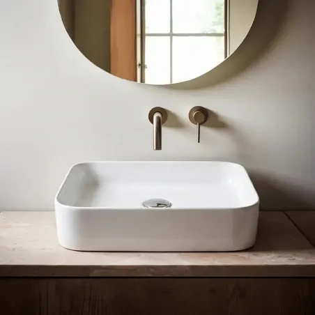 Lavabo Sobre Encimera Azahar 50 Rectangular Baalneo