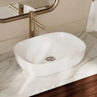 Lavabo Sobre Encimera Ambolo Ovalado Baalneo