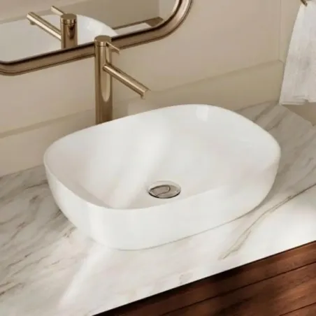Lavabo Sobre Encimera Ambolo Ovalado Baalneo