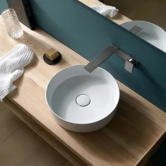 Lavabo Sobre Encimera Auhir Redondo Baalneo